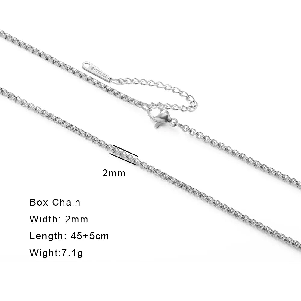 EUEAVAN 1pc Stainless Steel Chain Necklace for Women Basic Gold Color Paperclip Link Cuban Twisted Snake Chain Fashion Jewelry